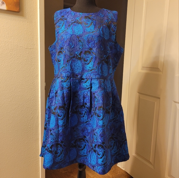 Allen B Blue Dress - Picture 1 of 2